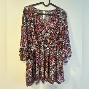 dear Scarlett top , soft and comfortable.. Wrinkle resistant Size large. NWOT .